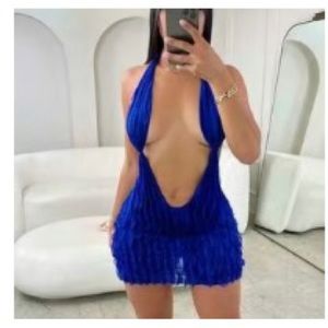 Blue dress